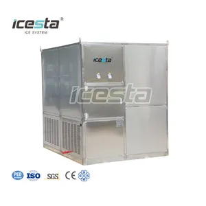 Icesta Energiebesparing Hoge Productiviteit 750Kg 1000 Kg 2T 3T 5T 10ton Industriële Ijsblokjesmachine