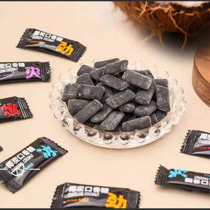 Chewing-gum au charbon de coco en gros, saveur menthe, pour l'hygiène bucco-dentaire, bonbons pour une haleine fraîche, emballés individuellement - Product Image 2