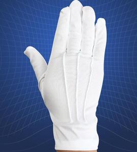 Gants blancs et noirs en coton/nylon pour conducteur automobile, compatibles écran tactile, pour garde d'honneur, cérémonie, anti-impact, thérapie de l'arthrite, marque HMD - Product Image 6