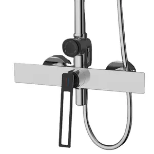 2024 DLSEN baru kepala pancuran hujan Kombo dengan tekanan tinggi kepala pancuran genggam kolom Pancuran kuningan - Product Image 1