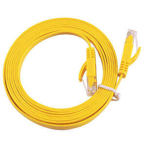 Cable de Red UTP Cat6 de Shenzhen D-sunty para Internet de Alta Velocidad, Cable Plano para Hogar y Oficina, Amarillo, IPTV y WiFi para Umidigi - Product Image 1