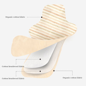 Serviettes hygiéniques réutilisables en coton ultra-fines, respirantes, à ailettes, haute absorption - Product Image 2
