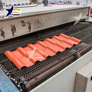 UPVC nhựa tổng hợp residencial Roof tấm màu xanh màu nhựa Antique Nhật Bản phong cách PVC mái ngói cho ngôi nhà biệt thự - Product Image 3