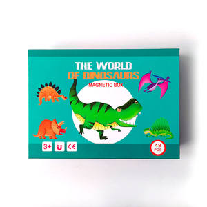 Juego de Mesa Educativo para Niños, Rompecabezas con Dinosaurios, Impresión a Todo Color, Dibujo Animado, Juguete de Rompecabezas - Product Image 6