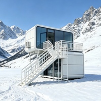 Maisonnette préfabriquée moderne de 40 pieds, type Apple Cabin, certifiée AS Classe 1a, maison modulaire pour location de logement secondaire en Australie