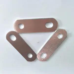 3 * 30 OEM Copper Busbar Nickel Plated Copper Busbar Connector for New Energy Battery Pack