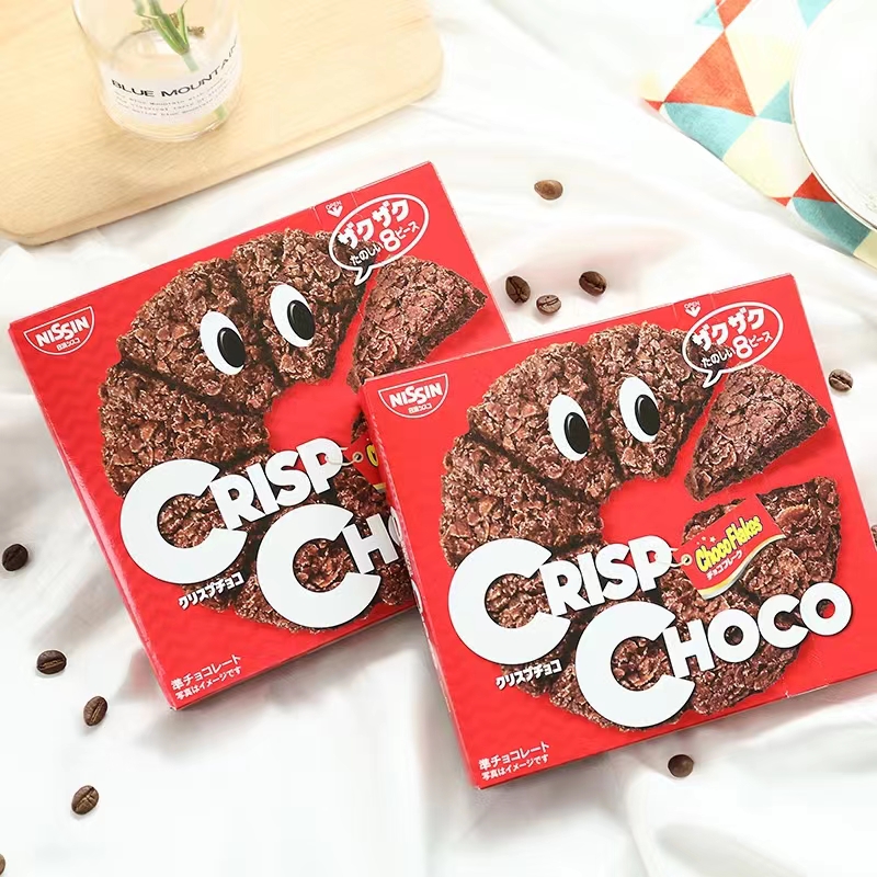Япония 49,7 г Nissi-n хрустящая пицца в форме шоколадной кукурузной чешуйки Повседневная закуска
