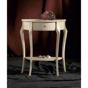 Moderno lusso 1-cassetto Console semicircolare legno soggiorno mobili per Villa Hotel camera da letto decorazione fattoria - Product Image 1
