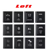 Nouvelle condition ABS matériel LED bouton poussoir pour VW Touran Jett Mk6 Amarok fonction marche-arrêt commutateurs automatiques auxiliaires