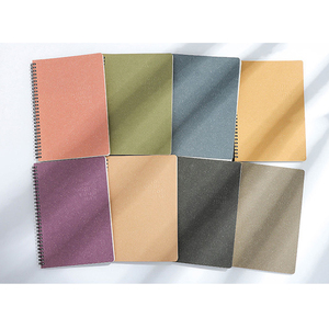 GuangAo A5 Bìa Mềm Tùy Chỉnh Da Bookbinding Vải Canvas Denim Đặc Biệt Giấy PP Tùy Chỉnh <span class=keywords><strong>Sprial</strong></span> <span class=keywords><strong>Pu</strong></span> Máy Tính Xách Tay - Product Image 4