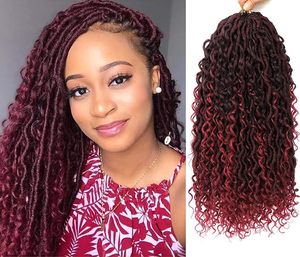 Offre Spéciale 18 pouces River Faux Locs Fly Locs Tressage <span class=keywords><strong>Cheveux</strong></span> Crochet <span class=keywords><strong>Bouclés</strong></span> Tresse <span class=keywords><strong>Cheveux</strong></span> Synthétiques Tresse Africaine <span class=keywords><strong>Meches</strong></span> - Product Image 1