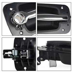 Car Exterior <b>Door</b> <b>Handle</b> Black ABS Universal Fit 255mm x 125mm <b>Replacement</b> Part For Truck Repair - Product Image 5