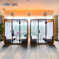 Cabine insonorisée acoustique pour bureau, salle de réunion, studio d'enregistrement, cabine d'intimité à domicile