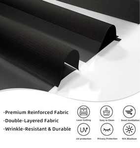 Smart Motorized Roller Shade White Fabric <b>Light</b> Filtering Top Mount with Remote App Voice Control - Product Image 4