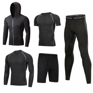 Ropa De Gimnasia ชุดวอร์มออกกำลังกายของผู้ชาย,ชุดวอร์มเล่นโยคะฟิตเนสแห้งเร็วเสื้อผ้าวิ่งตามสั่ง - Product Image 4