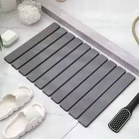 FIGOO - Tapis de bain en terre de diatomée pliables, absorbants et antidérapants pour salles de bain (vente en gros)