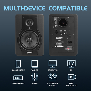 Tốt nhất bán dx5a stereo chuyên nghiệp DJ màn hình loa 5 inch Hifi Powered máy tính phòng thu màn hình - Product Image 3