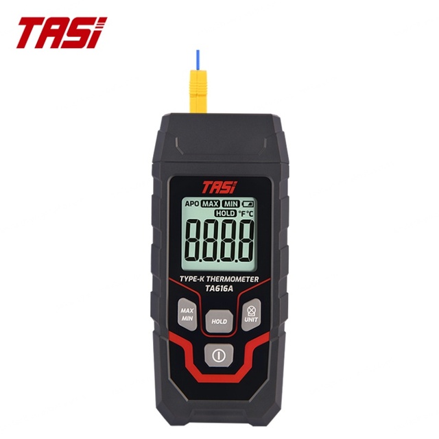 TASI TA616A Industrial Thermocouple Thermometer USB High Temperature Measurement 1372C Plastic Material HD Backlight OEM/ODM