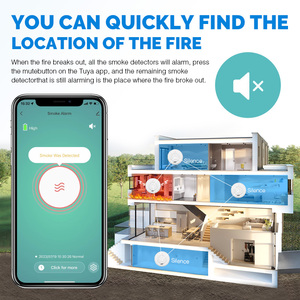 Vente en gros 868MHZ photoélectrique Tuya Fire Smart <span class=keywords><strong>détecteur</strong></span> <span class=keywords><strong>de</strong></span> fuite <span class=keywords><strong>de</strong></span> <span class=keywords><strong>fumée</strong></span> capteur EN14604 sans fil Interlink <span class=keywords><strong>Wifi</strong></span> <span class=keywords><strong>détecteur</strong></span> <span class=keywords><strong>de</strong></span> <span class=keywords><strong>fumée</strong></span> - Product Image 5
