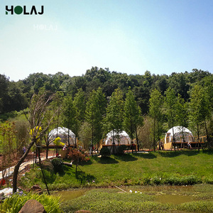 Luxury Modern All-Weather Steel Frame Transparent Insulated PVC Four-Season Waterproof for Outdoor Hotel Camping Dome <b>Tent</b> HDT-0 - Product Image 6