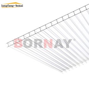 Panneau de <span class=keywords><strong>toiture</strong></span> creux transparent <span class=keywords><strong>translucide</strong></span> BORNAY, <span class=keywords><strong>plaque</strong></span> en polycarbonate résistante à la corrosion, épaisseur 1 mm à 10 mm - Product Image 4