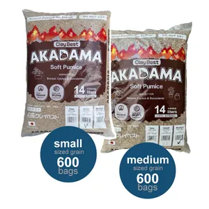 Akadama Japonés Súper Duro de Tochigi - Granos Pequeños (2mm-7mm) 600 Bolsas + Granos Medianos (7mm-15mm) 600 Bolsas - Product Image 1