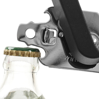 Ouvre-bouteille et ouvre-bocal manuel en acier pour professionnels de la sécurité, idéal pour la cuisine, le bar, les gadgets de cuisson, les outils et accessoires