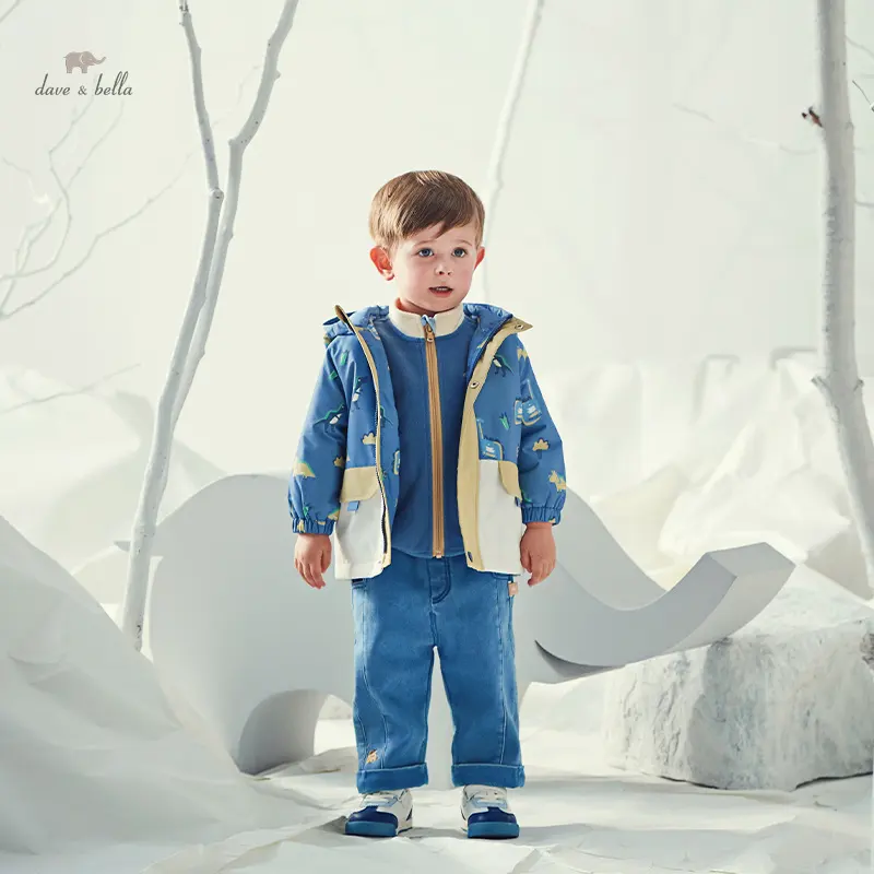 Db4237239 Dave Bella Kinderen Jongens Fluwelen Jeans Winter Baby Boys Mode Warme Broek