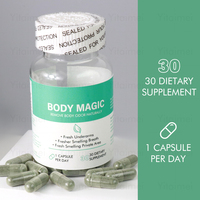 OEM Body Magic 30 capsules végétaliennes pour la digestion, la santé intestinale, la peau, compléments alimentaires à base de plantes, capsules de chlorophylle