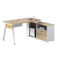 Poste de travail de bureau moderne avec cloison, bureau informatique de luxe pour cadre, employé et personnel, ensemble de mobilier de bureau en gros