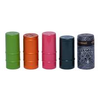 Bouchon ROPP en aluminium-plastique inviolable, jetable, écologique, durable, résistant à l'humidité, de qualité alimentaire, coloré sur mesure pour bouteille de vin