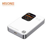 MY25 L Magnétique pour Powerbank sans fil 10000mAh 15W Charge rapide Portable en alliage d'aluminium pour téléphone et appareils Android