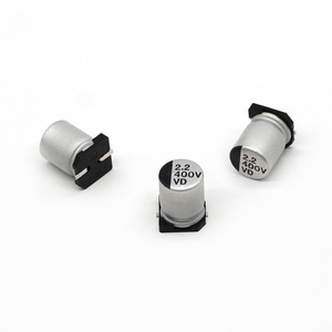 Aluminum Electrolytic <b>Capacitors</b> 2.2UF 400V 8x10.5mm SMD High Frequency Communication Use - Product Image 2