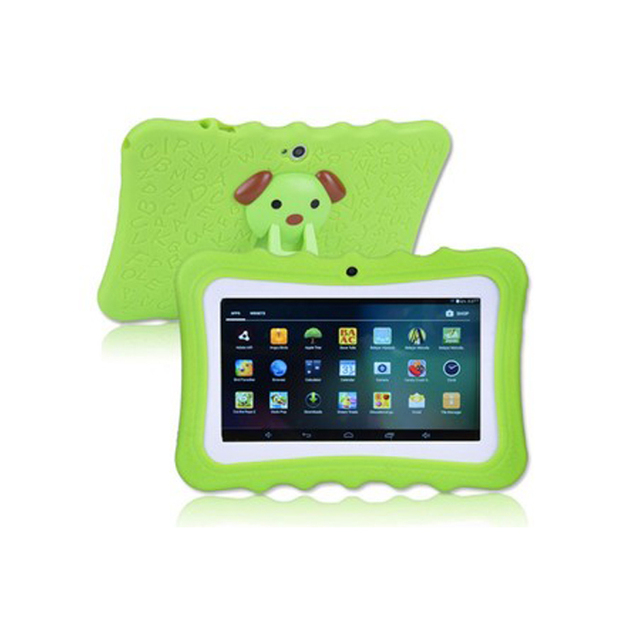 New Widely Used Touch Screen Children Tablet 7 Inches Android Wifi A133 Quad Core Rugged Educational Tablet PC Allwinner Front