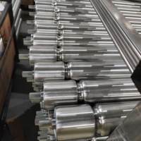 Rouleau de convoyeur rainuré-Acier inoxydable, résistant à la corrosion, manutention de matériaux en vrac
