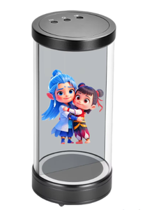 5.5 inch hình trụ <span class=keywords><strong>3D</strong></span> chiếu ba chiều ai tương tác trong suốt Showcase hiển thị công nghệ <span class=keywords><strong>3D</strong></span> ba chiều - Product Image 6