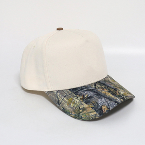 Pre cong Twill/Polyester lưới 5-panel ngụy trang in Trống Tùy Chỉnh Săn Bắn Câu cá cao cấp USA quốc gia Mũ bóng chày mũ - Product Image 2
