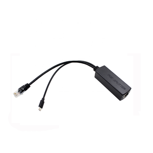 Muslim/at 48V <span class=keywords><strong>PoE</strong></span> a <span class=keywords><strong>5V</strong></span> Type-C 2-2.4A adattatore di alimentazione 10/100Mbps USB uscita dati personalizzata adattatore Splitter <span class=keywords><strong>PoE</strong></span> - Product Image 2