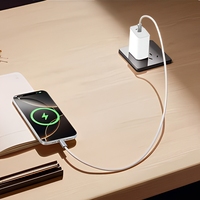 Chargeur rapide 65W GaN double port PD 3.0 pour téléphone, 2 ports Type-C pour écouteurs, montres connectées, téléphones portables, ordinateurs portables – Vente directe usine OEM