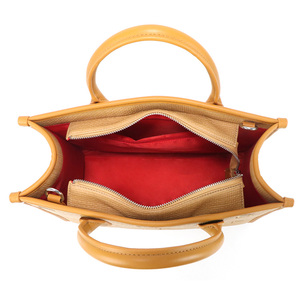 Bolsa de Playa de Gran Capacidad para Mujer, Diseño de Correa de Hombro de Cuero PU, Bolsa de Compras para Vacaciones - Product Image 6
