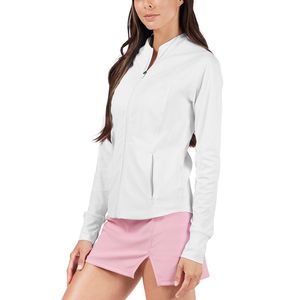 <span class=keywords><strong>Giacca</strong></span> atletica da <span class=keywords><strong>donna</strong></span> leggera a manica <span class=keywords><strong>lunga</strong></span> UPF 50 + camicie Full Zip protezione solare <span class=keywords><strong>giacca</strong></span> da Golf da trekking con fori per il pollice - Product Image 1