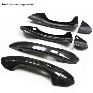 Accesorios automotrices adecuados para <span class=keywords><strong>Audi</strong></span> <span class=keywords><strong>A6</strong></span> C8 S6 Rs6 Q6 <span class=keywords><strong>e</strong></span>-tron/q8 Rsq8 manija de puerta Exterior de fibra de carbono seco - Product Image 5