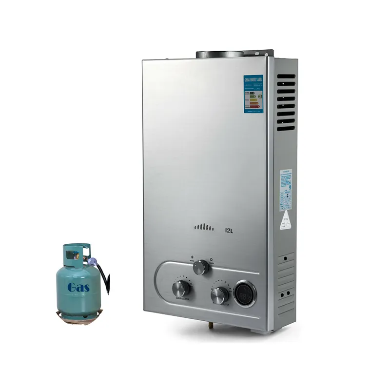 Concurrerende Prijs Gas Boiler Buiten 12l Instant Tankloze LPG Gas Boiler