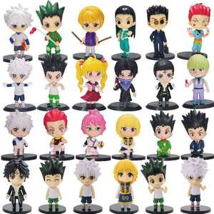 6 unids/set 6-10CM Hunteres Q Ver figura de Anime de dibujos animados recoger Killua Zoldyck Hisoka <span class=keywords><strong>Kurapika</strong></span> - Product Image 1