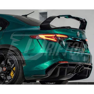 Piezas de carreras para Alfa Romeo Giulia GTAM estilo alerón de fibra de carbono seco GT Wing - Product Image 5