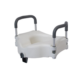 Aumentador de altura para inodoro con asa desmontable de plástico y aleación de aluminio M1007 para uso doméstico y recuperación postoperatoria - Product Image 5