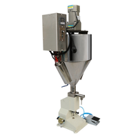 Machine de remplissage volumétrique semi-automatique à trémie chauffée de haute précision pour pâtes alimentaires, miel, beurre de cacahuète, chocolat