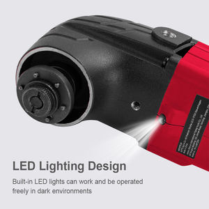 เครื่องมืออเนกประสงค์ไร้สายแบบสั่นพร้อมไฟ LED เปลี่ยนใบมีดได้รวดเร็ว ใช้แบตเตอรี่ พกพาสะดวก สำหรับตัดไม้ งาน DIY ที่บ้าน - Product Image 4