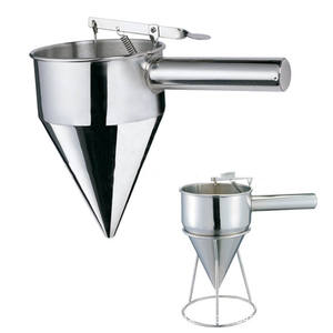Embudo dispensador de acero inoxidable comercial para masa de pastel y bolas de <span class=keywords><strong>pulpo</strong></span>, calibre 8mm - Product Image 2