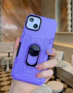 Nueva funda de teléfono móvil resistente a prueba de golpes PC + TPU Armor 360 con soporte de anillo giratorio para Vivo Y12S <span class=keywords><strong>V25</strong></span> Y35 Y16 Y76 Y75 Y15S Y02 - Product Image 4